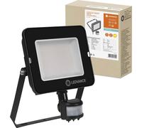 Faro LED exterior, reflector, lámpara de 50W, 4500 lúmenes, 3000K, IP65, color , con sensor de movimiento y luz ambiental, marca Ledvance