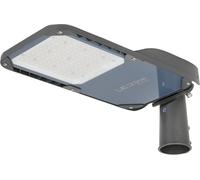 Faro LED PRIME CAMINO para exteriores, 100W, 14000 lúmenes, IP66, color gris, IK08, para uso industrial, 220-277V, temperatura de color ajustable de 3000-5700K