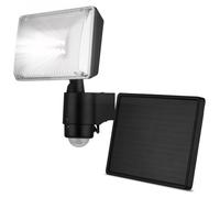 Faro LED solar de 6W, 480 lúmenes, 6000K, IP44, color antracita