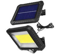 Faro LED solar lámpara solar interior exterior luz de pared IP44 6000K