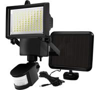 Faro solar LED, 1000 lúmenes, con sensor de movimiento, color , altura 22 cm