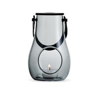 Farol Holmegaard H16,5 cm Diseño con luz en vidrio soplado, gris