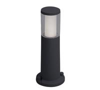 Farola carlo 1xe27 3,5w con pulsador cct (2colores) ip55 al.40xd.10cm