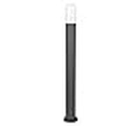 Farola coura ip44 1xe27 l.7xan.7xal.80cm aluminio + policarbonato (pc)