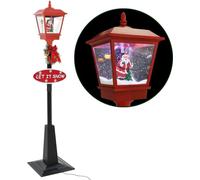 Farola de Navidad con Papá Noel y LED 180 cm