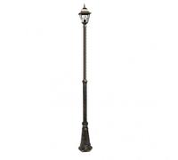 Farola exterior bootes aluminio 1xe27 ip44, diseño elegante en color