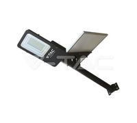 Farola LED con Panel Solar V-tac 50W 4000K Negra VT-ST201 - 23578