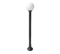 Farola peq. exterior abanto 1xe27 negro ip44 130x20x20 cm