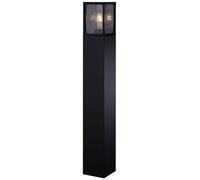 Farola/sobremuro criz ip44 1xe27 l.12,3xan.12,3xal.90cm aluminio vidri