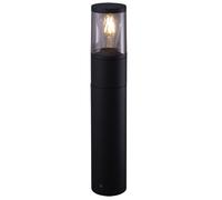 Farola/sobremuro ega ip65 1xe27 alt.50xd.9cm aluminio pc negro
