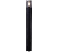 Farola/sobremuro ega ip65 1xe27 alt.90xd.9cm aluminio pc negro