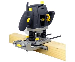 Fartools ER 1300 Fresadora (1300 W, bloqueo del árbol, pinzas compatibles 8/12 mm, velocidad regulable)