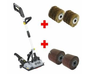 Fartools Paquete Renovador Grande de Pie para Superficie de Suelo con Cepillos de Latón y Abrasivos