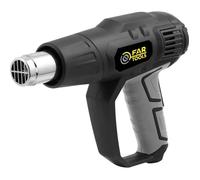 Fartools Pistola de aire caliente HG 2000W 60-600°C 115354 con 4 puntas, llave y raspador