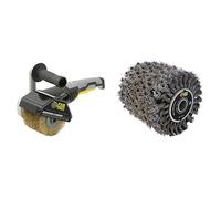 Fartools REX 120 Rollo de lija para lijadora, 1300 W, color negro + 110884 CEPILLO MULTI DESBASTE, Estándar, Único
