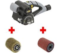 FARTOOLS REX80, kit compacto para renovación, incluye cepillo de alambre de latón, incluye cepillo de fibra sintética, 3200 RPM