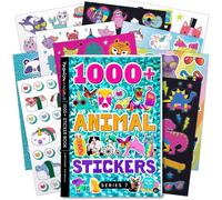Fashion Angels 1000+ Animal Stickers - Set de Pegatinas de Animales para Niños