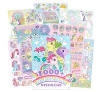 Fashion Angels My Little Pony - Libro de 1000 pegatinas, incluye 30 páginas de calcomanías brillantes con Twilight Sparkle, Rainbow Dash y amigos, manualidades para niños