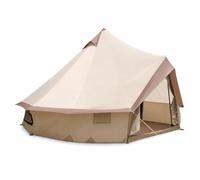 FashionCha Tienda Campaña Familiar Gran, Carpa Camping Tipi Lona para Todas con Diseño Yurt Mongol, 600 * 600 * 360/60cm