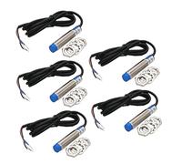 Fasizi Interruptor de sensor de proximidad inductivo LJ12A3-4-Z/BX de 3 cables NPN DC6-36V - 5 unidades