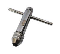 FAST WORLD SHOPPING ® Giramachos de trinquete Extractor giratorio machos Terraja Giramachi Cintura desenroscada Medidas M5-M12 Llave en T