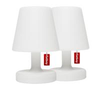 Fatboy Edison the Petit | Juego de 2|Mesa LED al aire libre al aire libre noche inalámbrica y USB recargable picol blanca jardín