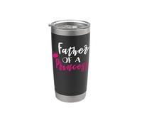 Father Of A Princess Funny Fathers Day For Dad Vaso térmico de acero inoxidable de doble pared