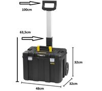 Stanley Caja de almacenamiento móvil FatMax FMST1-75753 Pro-Stack