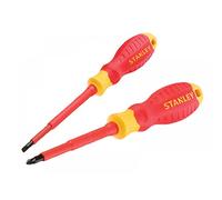 Stanley Juego de destornilladores aislados FatMax VDE 2 piezas PZ2+SL4