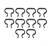 Fauhapyway 10 clips de conexión antideslizantes para muebles de patio al aire libre, sujetadores de alineación para sofá seccional de mimbre de ratán, muebles de jardín, color negro (grande)