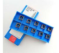 Fauhapyway 10Pcs CCMT09T304-HMP Herramientas de torno CNC Carburo Torneado Inserto PC9030 CCMT32.51-HMP Insertos de fresado de carburo
