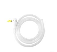 Fauhapyway Manguera de extensión flexible de PVC para riego de jardín, tubo de plástico transparente con conector estándar, diseño flexible suave (2 metros)