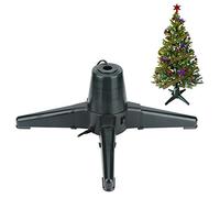 Fauitay Base de soporte de Navidad eléctrica giratoria de 360 grados con 3 ajustes ajustables para decoración del hogar, 1,8-2,1 m (50 cm)