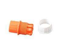 Fauitay Conector Universal para Grifo de Agua, Adaptador para Manguera de Jardín con Rosca G1/2 y G3/4 de Plástico ABS para Riego de Jardines Interiores y exteriores.