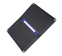 FAUOSWUK Cargador Portátil del Panel Solar de la Eficacia Alta 14W para Acampar y Viajar, Plegable y Respetuoso del Medio Ambiente