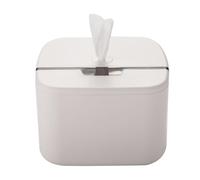 FAUOSWUK Dispensador de Toallas de Mano de Pared ABS Duradero Soporte para Toallas de Papel con Ventana de Visualización para Baños Públicos Fácil Instalación 6.69x4.72x6.69in (Blanco)