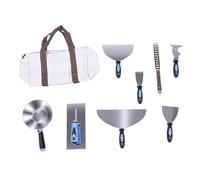 FAUOSWUK Juego de Raspadores de Masilla de Acero Inoxidable de Calidad, Kit de Herramientas de Mano para Reparación de Pintura de Pared para Entusiastas del Bricolaje