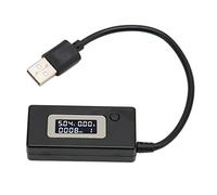 FAUOSWUK Multímetro de Corriente USB, Probador Preciso con Pantalla LCD para Inspección de Calidad de Carga, Dispositivo USB Ligero y Compacto