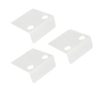 FAUOSWUK Soporte para Cámara de Vigilancia Estante Flotante 3 Uds Diseño Resistente para Sala de Estar Dormitorio Acrílico 10cm X 10cm (Clara)