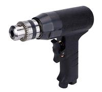 FAUOSWUK Taladro Neumático Reversible Tipo Pistola de 3/8 Pulgadas con Agarre Cómodo para Perforación Manual en Madera y Metal