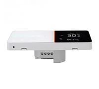 FAUOSWUK Termostato Inteligente WiFi Digital para Caldera de Gas con Detección PM2.5 y Control por Voz 131x75x13.6mm Blanco