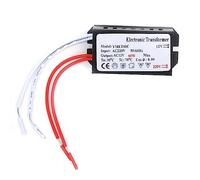 FAUOSWUK Transformador Electrónico de 220V a 12 V, Controlador de Alimentación del Convertidor de Voltaje con Control Remoto de Atenuación, para Luces LED de Lámparas Halógenas (60W)