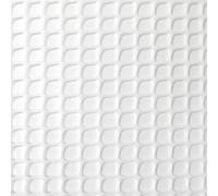 Faura - malla plastica cuadrada 0,5x0,5 cm blanca - 1x25 m