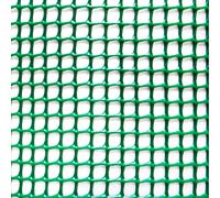 Faura - malla plastica cuadrada 0,5x0,5 cm verde - 1x25 m