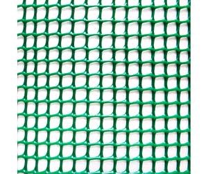Faura - malla plastica cuadrada 0,5x0,5 cm verde - 1x25 m