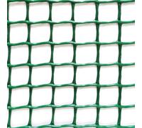 Faura Rollo de malla ligera cadrinet verde, cuadro 10 x 10 mm, 1 x 25 m