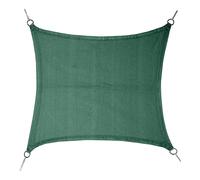 Faura - toldo vela cuadrado verde 150 gr./m2 - 3,6 x 3,6 metros