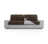 FAVERTI® Funda Super Elástica de cojín de sofá con Medidas Entre 50-85 cm por 45-70 cm y 10-20 cm de Alto | Modelo NOVELE | Funda de Asiento o Respaldo de sillón o sofá Ante
