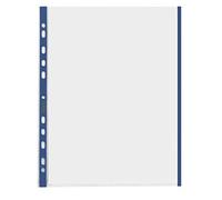 Favorit 100460032 - Sobres transparentes, perforados universales, 21 x 29,7 cm, azul