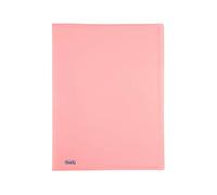 Favorit 400116608 - Carpeta con 20 fundas lisas, formato interior 22 x 30 cm, color polvo pastel